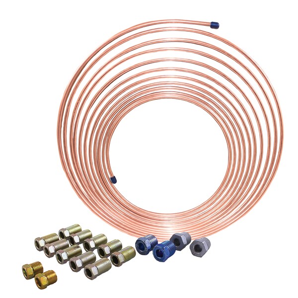 NiCopp Nickle Copper Brake Line Coil Kit 1/4" x 25"